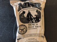 MRE Menu No.6 Beef Taco