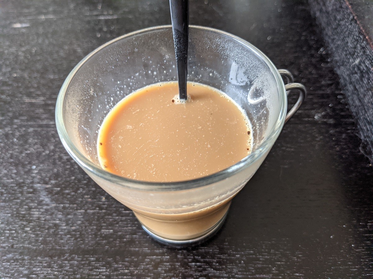 2015年製MREメニューNo.8のコーヒー完成