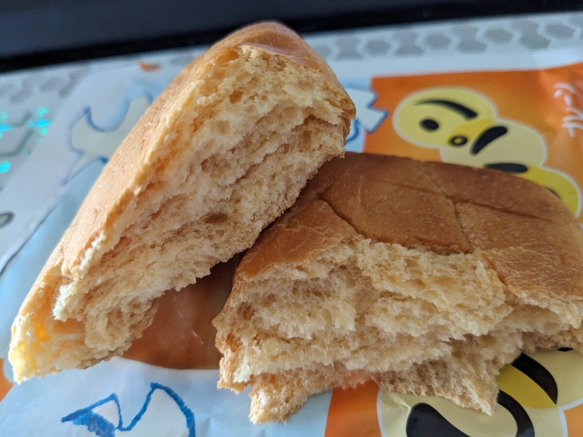 5年後の尾西のひだまりパンプレーン味割ったあと