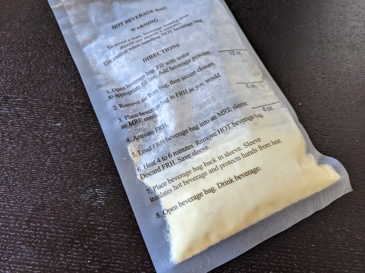 レモンライムジュースの粉とベバレッジバッグ